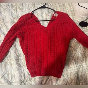 Red Jessica Simpson Sweater